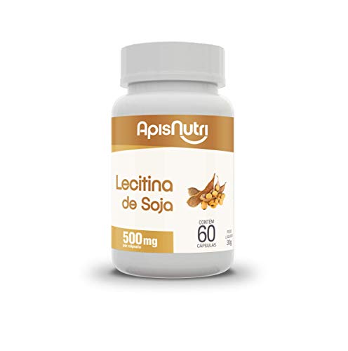 Lecitina de Soja 500mg (60caps), Apisnutri