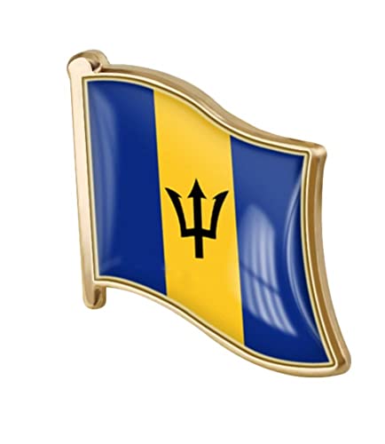 Image of vmcoatdu Country Flag Pin Badge International Travel Brooch Metal Alloy Souvenir Pin for Hat Clothes Backpack