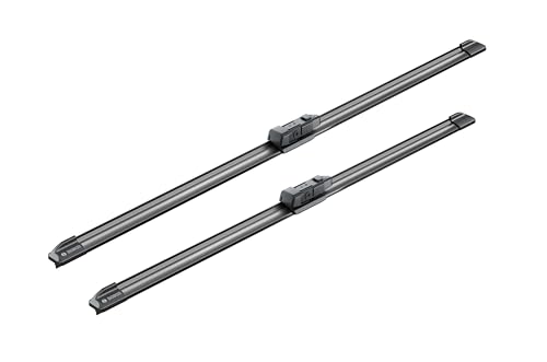 Image of BOSCH 3397007862 AeroTwin Wiper Blades - Set of 2 (24 inch & 21 inch) Top Lock 16mm | Driver and Passenger Side Original Equipment Replacement Blades
