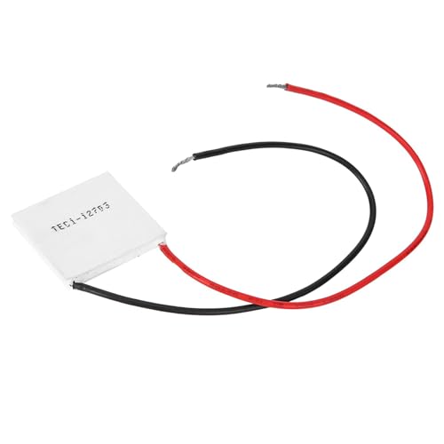 Enfriador Termoeléctrico de Disipador Térmico, TEC1-12703 Módulo de Placa de Enfriamiento de 12V 3A, 30 X 30 Mm, Adecuado para Refrigerador Termoeléctrico