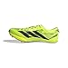 adidas, Unisex Adizero Finesse Track and Field Shoes Lucid Lemon/Black/Halo Silver Mens 10, Womens 11 M