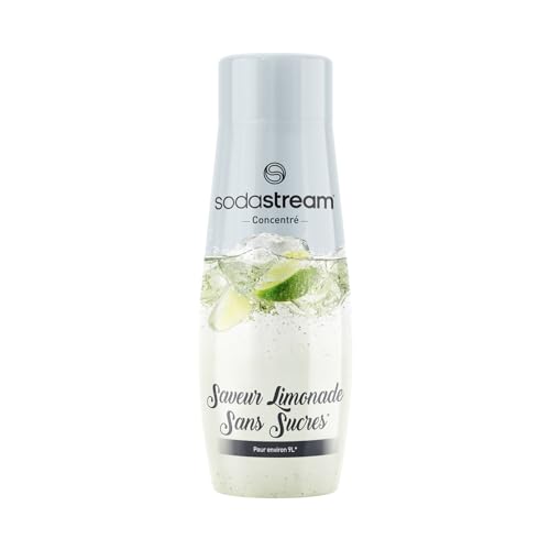 Sodastream Concentré Limonade Sans Sucres pour Machine à Eau Pétillante et Soda | Préparez jusqu'à 9 Litres de Limonade en Quelques Secondes, 440ml