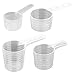 Set di 4 misurini da 40/50/70/100 ml, cucchiai dosatori in plastica con scala trasparente, per cucina e cottura immagine