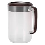 Conservation sûre : le matériau pp de ce pichet à jus en plastique est idéal pour conserver les boissons fraîches, l’eau fruitée ou la au réfrigérateur pendant de longues périodes. grand pichet en plastique avec couvercle, pichet à fruits