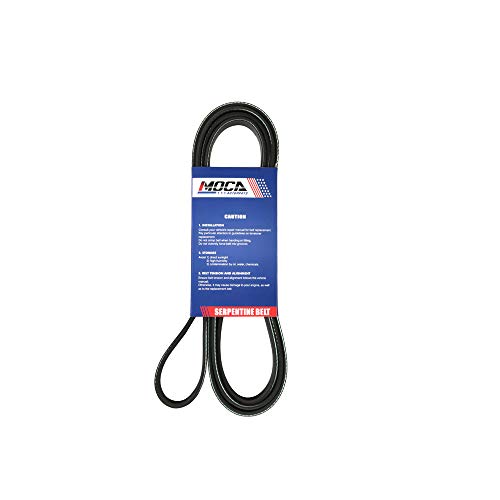 Image of MOCA 6PK2460 EPDM Serpentine Belt for 90-95 Chevy K2500 /K1500 5.0L 5.7L & 90-96 GMC C2500 /K2500 5.7L & 10-12 Land Rover LR4 5.0L