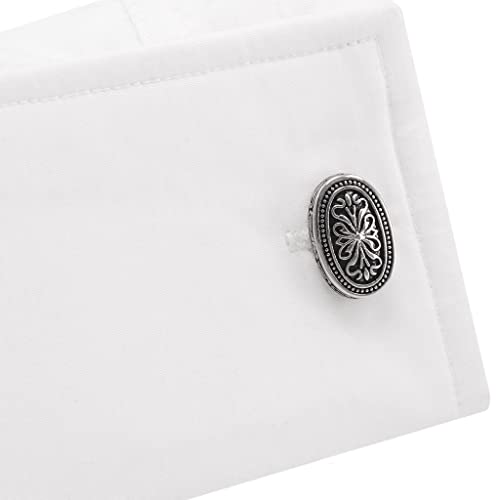 Mancuernillas Vintage Diseño Irlandés Cruz Celta Plata miniatura 5