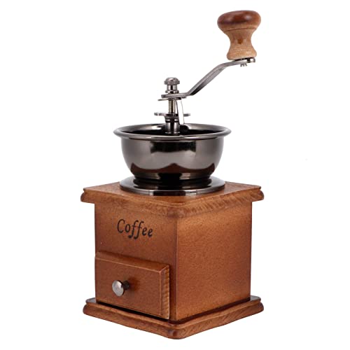 SXLCKJ Crusher, Bohnenmühle, manuelle Bohnenmühle Haushalts-Mini-Kaffeemühle im Retro-Stil, Küchenzubehör(Crusher) – Bild 3