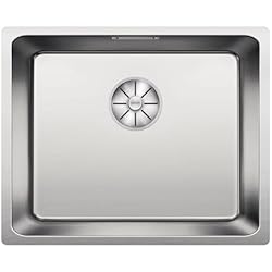 Fregadero Supra 500 U BLANCO ANDANO 500-U 522967 Fregadero para montaje bajo encimera, seno bajo encimera, con sistema de desagüe InFino, acero inoxidable satinado
