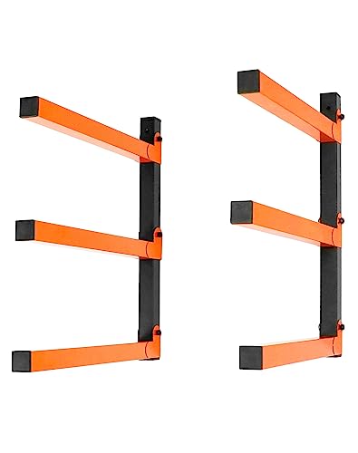 QWORK® 2 Pièces Support mural, support rangement de garage, chargeable