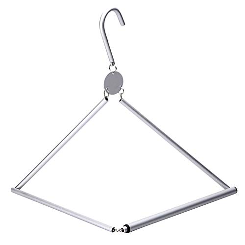 1PC Practical Aluminium Alloy Folding Durable Clothes Hanger for Home Outdoor Travel