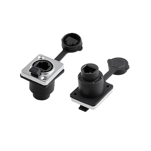 Conector Impermeable Uonecn RJ45 Hembra para Panel miniatura 3