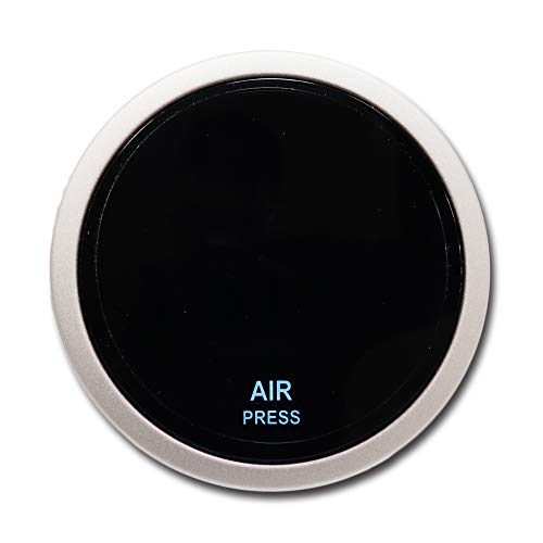 Image of 52mm 2-1 /16 inch Digital Dual Air Ride Air Pressure Gauge | Air Ride Suspension, Air Bag Suspension System, Blue LED, 220 PSI, Digital, with Mechanical Pressure Sensor