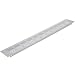 PrimeMatik - Rejilla de ventilación para zócalo Aluminio 450x60mm