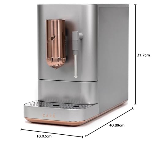 Café Affetto Automatische Espressomaschine + Milchaufschäumer | Eingebaute und verstellbare Espressobohnenmühle | One-Touch Brew in 90 Sekunden | Stahl Silber, 1,2 Liter, (C7CEBBS2RS3) 4 Café Affetto Automatische Espressomaschine + Milchaufschäumer | Eingebaute und verstellbare Espressobohnenmühle | One-Touch Brew in 90 Sekunden | Stahl Silber, 1,2 Liter, (C7CEBBS2RS3)