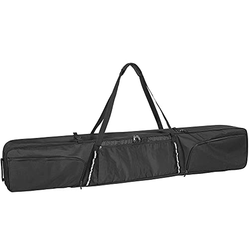 DSLEAF Sac de Ski pouvant contenir Une Planche ou Une Paire de Skis, Sac de Snowboard pour Voyage en Avion avec Poches zippées pour Lunettes, Gants et Autres éléments Essentiels Cover