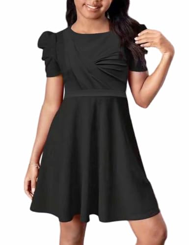 Teen Girls Elegant Prom Dresses High Waist A-Line Homecoming Casual Party Special Occasion Dance Dress,8-14 Years