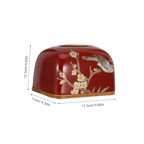Boîte à mouchoirs décorative Mipcase avec couvercle élégant pour salon