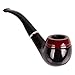 Kangaroo 5.5 Inches Fake Cigar Smoke Pipes for Smoking - Costume Prop Pipe Toy - Detective Props Cigar & Bubble Pipe for Hugh Hefner Costume - Accessory for Halloween Cosplay