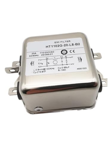 Filtre de puissance HT1102G-20-L8-B2 monophasé 20A contre les interférences
