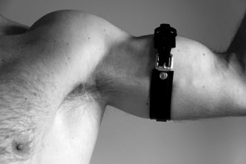 Men's Arms Harness Belt Costume, PU Leather Body Chest for Men Sexy Punk Body Harness Belt, Adjustable Buckle Clothes Outfits, Nightclub Cosplay Clubwear2