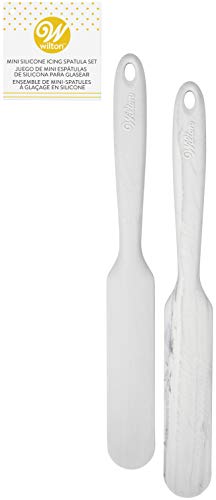 Mini Silicone Icing Spatulas 2/Pkg-Marble Cover