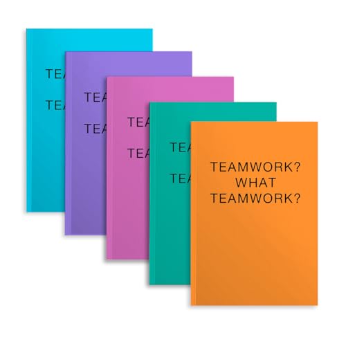 Image of 5 PCS Notebook Journal, Notebooks for Work, Note Taking Writing Funny Office Accessories Gag Gifts for Employee Mentor Leader Manager Boss Day Graduation Retirement 5.7 x 8.3 Inches 40 Sheets