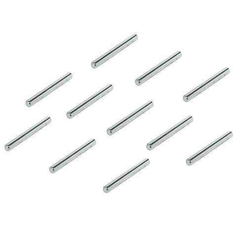 Preisvergleich Produktbild Gedotec Holz-Bodenträger 5 mm Fach-Bodenträger Regalbodenträger - FLUX / Stahl massiv vernickelt / Plattenträger mit Länge 45 mm / Tablarträger für Holzböden / 50 Stück - Regal-Stifte extra lang