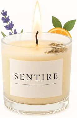 Vela Aromática Premium SENTIRE 120g | Cera Vegetal Natural e Quei...