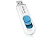 A-DATA(ADATA) AC008-32G-RWE C008 Classic Series 32GB USB Flash Drive Retractable USB 2.0 White + Blue - NEW - Retail - AC008-32G-RWE