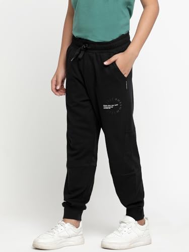 Image of Li'l Tomatoes Boys Looper Track Pant | Soft & Breathable Summer Casual Wear | Elastic Waist with Drawstring | 9-16 Years