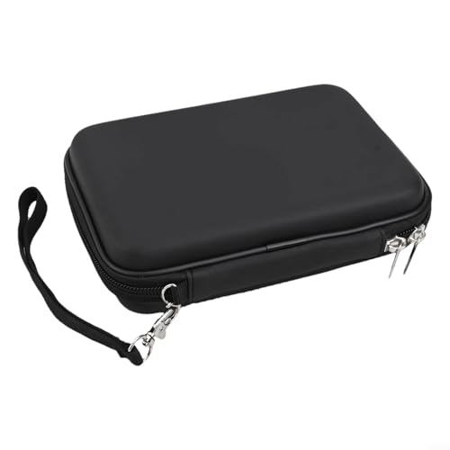 Funda de transporte de dardos de material EVA duro con almacenamiento para 6 dardos, ejes, vuelos y puntas con base de soporte interior y diseño portátil