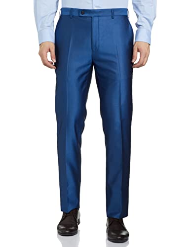 Image of Raymond Rayon Men's Full Sleeve Contemporary FIT Medium Blue Formal Suit
