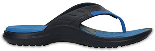 Image of Crocs Unisex MODI Sport Flip Navy Flip-Flops - M8W10(202636-49T)