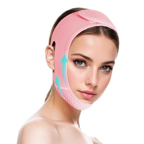 MASCARILLA MENTONERA para PAPADA Ritalia® 5 Mascarillas Faciales Hidratantes con Colageno reafirmar y reducir - V Line Lifting mask - Chin Strap Anti papada - Jawline