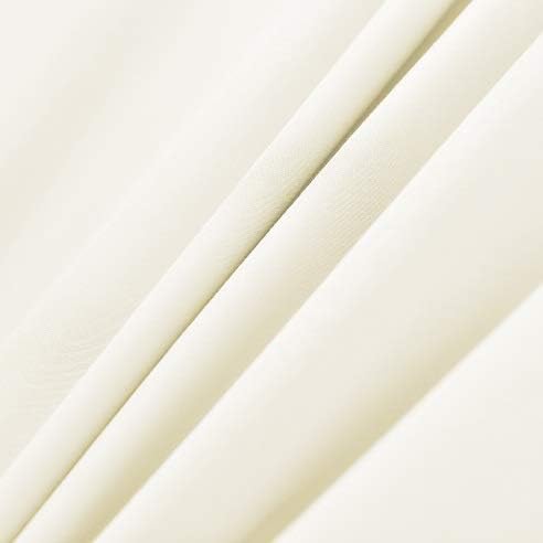 JÁCLER Full 4 Piece Sheet Set- Microfiber Bedding - Bed Sheets - Extra Soft - Easy Fit - Breathable & Cooling Sheets - Comfy, Wrinkle, Fade - Stain Resistant– Ivory