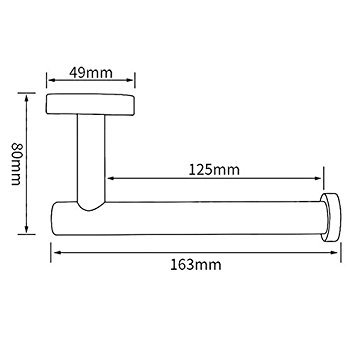 Support Pour Rouleau De Papier Toilette, Bigwinner En Acier