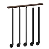 **Utilisation polyvalente** : Les poteaux de balustrade d’escalier offrent une solution de sécurité élégante pour les espaces intérieurs et extérieurs. Idéaux pour les balcons, les couloirs, les escaliers, les mezzanines, les jardins et les garages, ces poteaux de garde-corps raffinés embellissent votre maison tout en garantissant une sécurité optimale. Parfaits pour tout environnement nécessitant une clôture à la fois décorative et fonctionnelle.