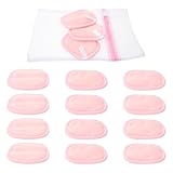 TOVINANNA 16pcs Reusable Double Layer Pink Face Towels with Laundry Bag, Thickened Wash Face Cloths for Daily