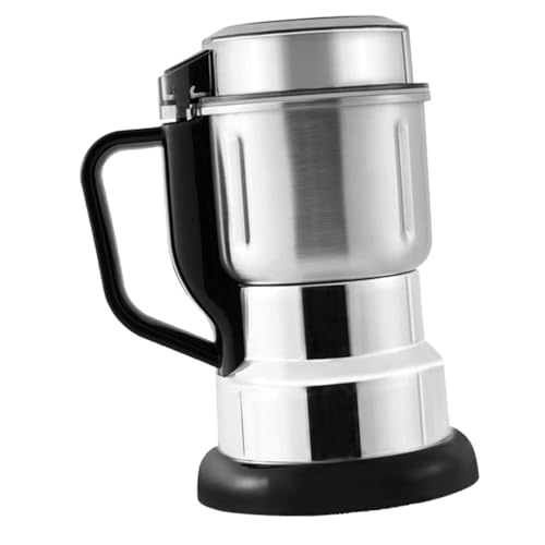 BESPORTBLE Molino Eléctrico Pequeño para Granos de Café y Cereales Molinillo Compacto para Uso Doméstico Molienda Fina y Uniforme Diseño Portátil para Café Molido Casa