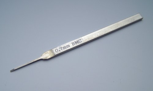 スジボリ堂 BMCタガネ 0.1,015,02,03,05,0.7,1.0mm （BMCタガネ ZERO 