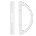 Wright Products Patio Sliding Door Handle Set, Mortise Style, Perfect Replacement for Sliding Doors, Fits 3-15/16” Screw Hole Spacing, Reversible Design(Non-Handed), White