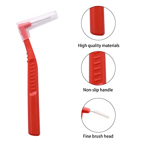 Interdental Brush, 25Pcs Dental Brushes for Between Teeth and Gums Brush Micro Tight Cleaner, Plaque Removal (Red, Green - Image 3
