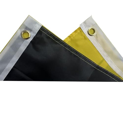 Stormflag Baden Württemberg Flagge 3x5ft Baden-Württemberg Fahne,wetterbeständige flagge Baden-Württemberg Flagges 90x150cm die deutsche flagge Polyester Pongee 90g mit Ösen mit Doppelnadel genäht.