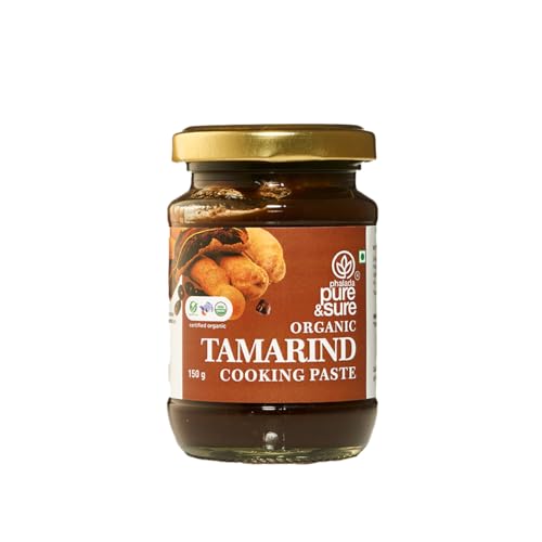 Image of Pure & Sure Organic Tamarind (Imli) Paste 150G | 100% Fresh Imli Chutney | Naturally Processed & Thick | Homemade Taste & Quality for Cooking | No Additives & Chemical