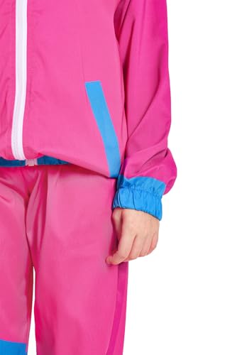 Disfraz completo niño tracksuit años 80 rosa miniatura 5