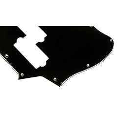 Pickguard personnalisé pour guitare Squier Jaguar Bass SS Style (3 plis) Noir - Les Beatles, Paul McCartney, John Lennon, RIngo Starr, George Harrison Pickguard personnalisé pour guitare Squier Jaguar Bass SS Style (3 plis) Noir – Image 4