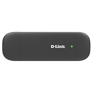 D-Link DWM-222 4G LTE USB-adapter (USB-aansluiting, 4G/LTE/3G, HSPA+, 150 Mbps download en 50 Mbps upload) zwart…