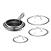 HexClad Hybrid Nonstick 15-Piece Cookware Set, 12