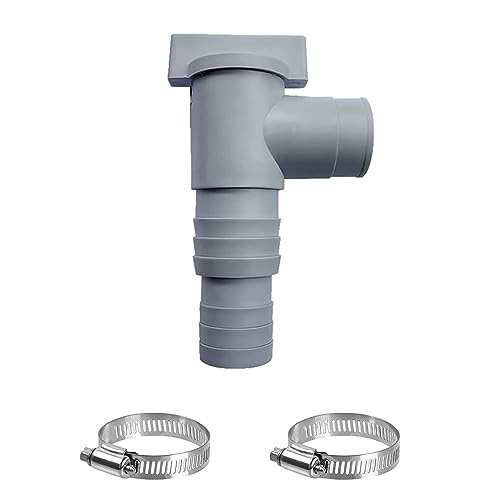 sylbx Adaptador Manguera Piscina,32mm PVC Piscina Y Mantenimiento VáLvula De Cierre para Piscinas De Manguera para Piscinas con ConexióN Accesorios De Piscina