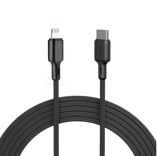 Image of Oraimo 20W Fast Charging Cable for iPhone | Type-C to iPhone | 480 Mbps Data Transfer | Tangle-Free, Bend-Proof & Heat-Resistant | Compatible with iPhone, iPad & MacBook | 1M Length (OCD-CL54)